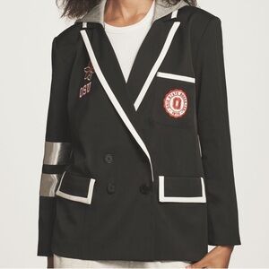 NWT The Wild Collective Anthropologie THE Ohio State University Blazer Medium